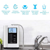 Moneng Portable Alkaline Water Ionizer with Hydrogen Filter Battery-Powered Hydrogen Water Treatment Appliances for Home Travel
