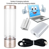IHOOOH 5000PPB Nano Rich Hydrogen Water Generator Bottle Alkaline Anti Aging Ionizer H2 water cup Hydrogen oxygen separation