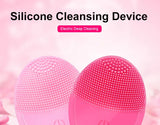 Nano Ionic Facial vaporizer Hot Face Steamer Blackhead Remover Vacuum Skin Scrubber Silicone Face Cleaning Brush Skin Care Set