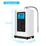 Moneng Portable Alkaline Water Ionizer with Hydrogen Filter Battery-Powered Hydrogen Water Treatment Appliances for Home Travel