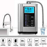 Moneng Portable Alkaline Water Ionizer with Hydrogen Filter Battery-Powered Hydrogen Water Treatment Appliances for Home Travel