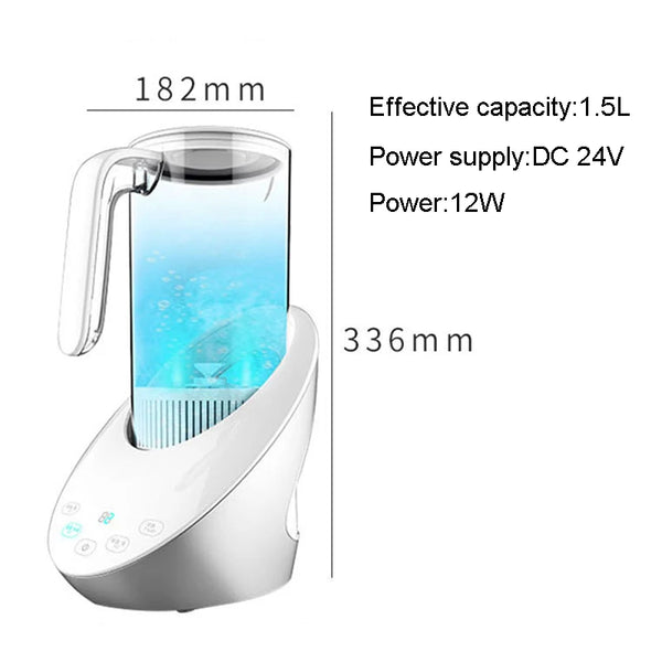 1.5L Rich Hydrogen Generator Kettle Jugs Water Filter Electrolysis Alkaline Water Lonizer Machine Drink Hydrogen Purification