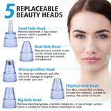Nano Ionic Facial vaporizer Hot Face Steamer Blackhead Remover Vacuum Skin Scrubber Silicone Face Cleaning Brush Skin Care Set
