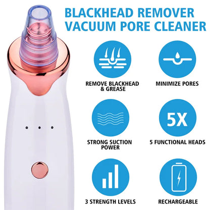 Nano Ionic Facial vaporizer Hot Face Steamer Blackhead Remover Vacuum Skin Scrubber Silicone Face Cleaning Brush Skin Care Set