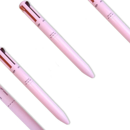 Multi-functional 4-in-1 Makeup Pencil Eyeliner Lip Liner Eyebrow Pencil Swivel Waterproof & Sweatproof Makeup Tools