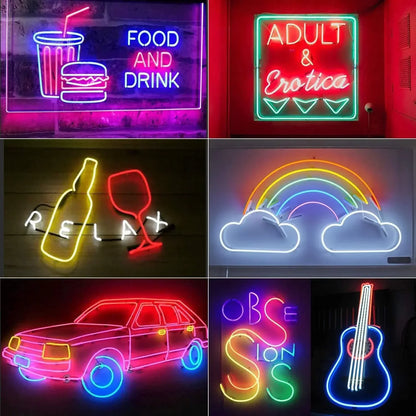 RGB Neon LED Strip 1/2/3/5M IP65 Waterproof DIY USB Neon Strip Tuya App Remote Control Flexible Ribbon for Home Decor Lighting