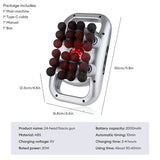 22-Head Fascia Gun High-Frequency Vibration Body Massage Gun Back and Waist Massager Massager Neck Shoulder Massager masajeador