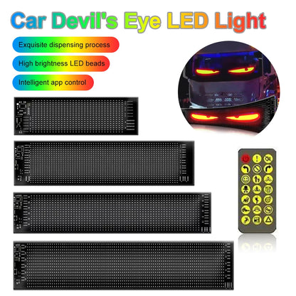 Car Devil's Eye LED Matrix Pixel Panel APP Remote Control Scrolling Message Board DIY Programmable Flexible LED Display