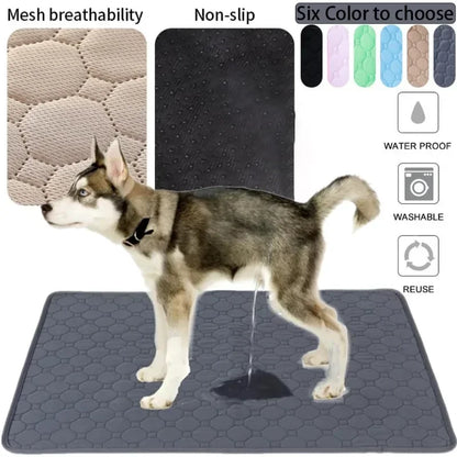 Dog Pee Pad Blanket Reusable Absorbent Diaper Washable Puppy Training Pad Pet Bed Urine Mat for Pet Car Seat Cover Pet Supplies