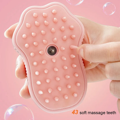 Cat Steam Brush Dog Massage Comb with Electric Water Spray Soft Silicone Pet Grooming Brush for Removing Tangled and Loose Hair