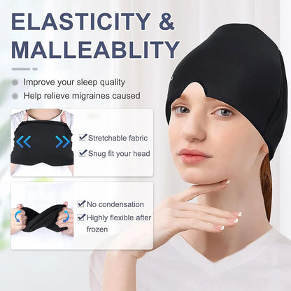 Sleep Mask Comfortable Hot Cold Therapy Ice Cap Sleeping Eye Mask Eyeshade Cover Shade Eyes Relax Enlarged Eye Patch Women Men