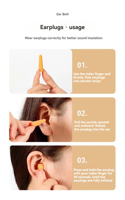 2 in 1 Noise-reducing Sleep Earplugs Adjustable Eye Mask InsulatedEarplugs Travel Nap Lunch Break Sound Insulation Earmuffs
