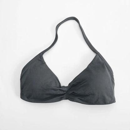 NCLAGEN Impact Strappy Bra Gym Top Women High Support Impact Thin Strap Halter Sports Seamless Bras Scrunch Workout Yoga Tank