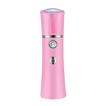 Mini Face Steamer USB Rechargeable Humidifier Nano Nebulizer Portable Cold Spray Moisturizing Beauty Instruments Skin Care Tool
