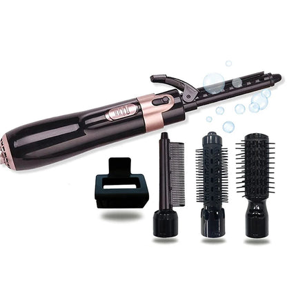 High Quality 4 in 1 Multi-Functional Beauty Equipment Hot Air bushr One Step Rotating Curling Blow Hair Brush Dryer