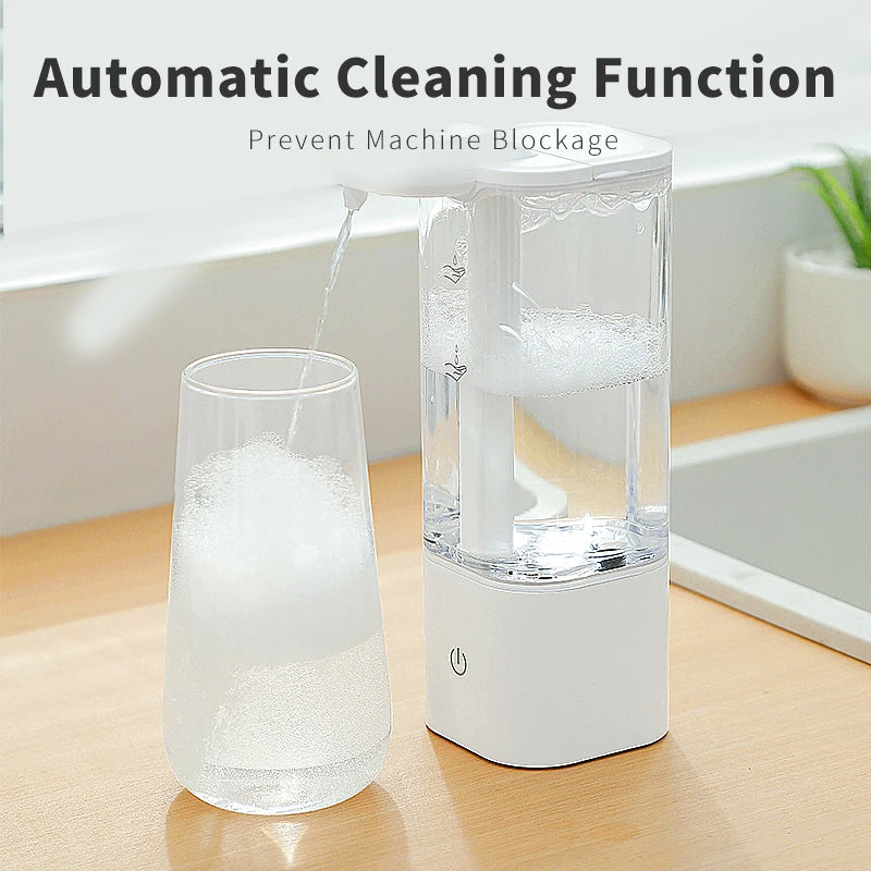 550ml Automatic Liquid Soap Dispensers Recharge Sensor Hand Sanitizer Machine for Kitchen Bathroom Shampoo Shower Gel Detergent