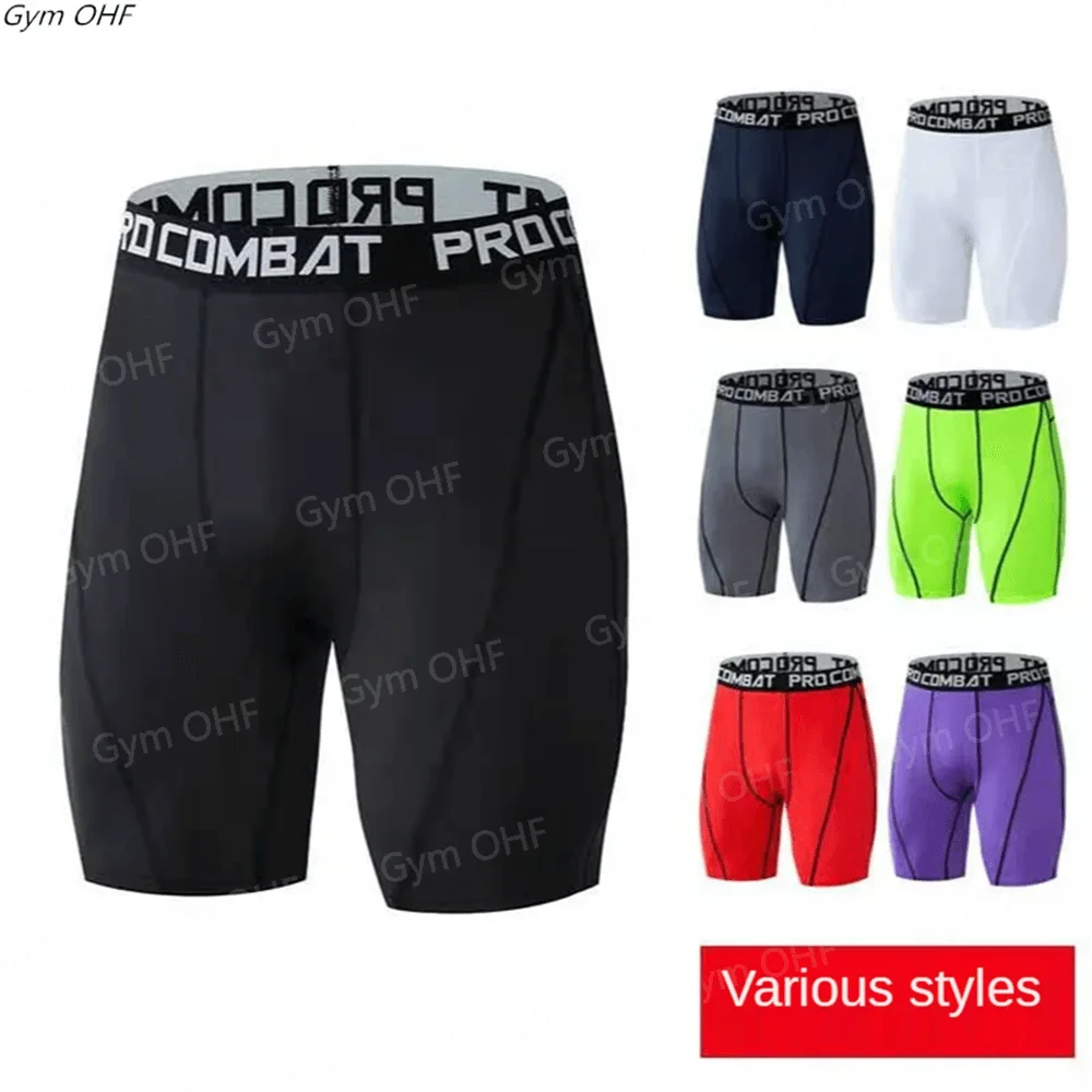 2025 New Mens Compression Pants Tights Cool Dry Leggings Sports Baselayer Running Tights Athletic Workout Active Shorts