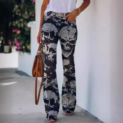 2025 New Plus Size Women's Casual Trousers Thin Style Jeans Women's Fashionable Elegant Design
