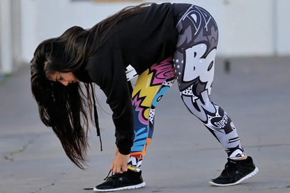 Yoga Pants Women Digital Printing Leggings Gym Workout Leggings High Waist Push Up Leggins Mujer Fitness Leggings Women's Pants