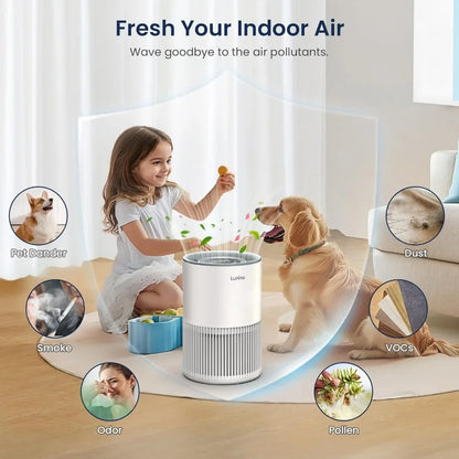 Air Purifiers for Home Large Room up to 1200ft², True HEPA Air Purifier for Bedroom with Fragrance Function, Air Quality Sensor
