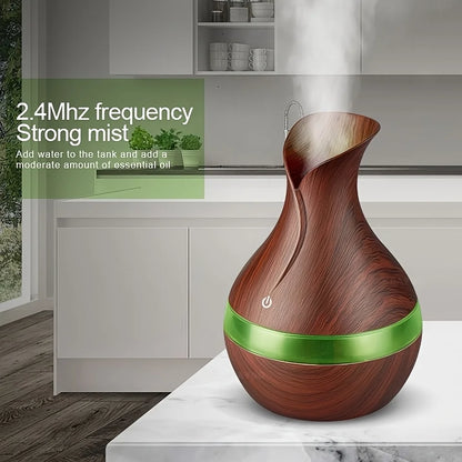 New Excellence Home USB 10.14oz Humidifier Touch Switch Diffuser With 7 LED Lights For Living Room Bedroom With essential oils