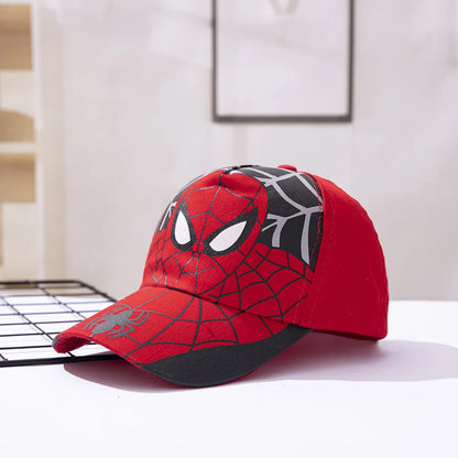 Spider Man Baseball Cap Cartoon Mesh Cap Hip Hop Hat Sunscreen Breathable Adjustable Children's Day Christmas Gift Ornament