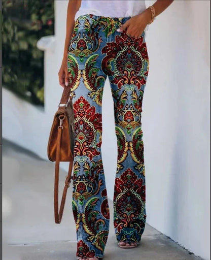 2025 New Plus Size Women's Casual Trousers Thin Style Jeans Women's Fashionable Elegant Design