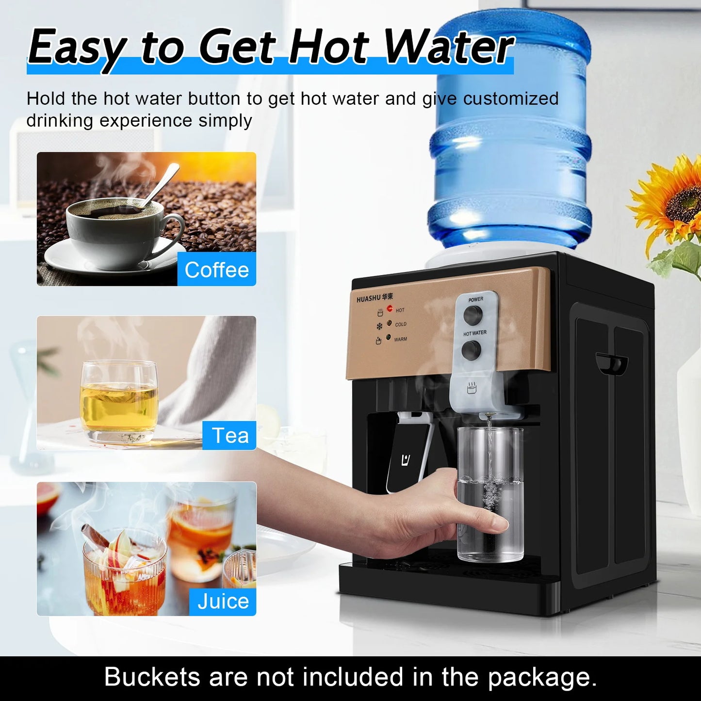550W Household Electric Water Dispenser Cold Water Heater Office Multifunctional Water Dispenser