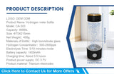 2300ppb Hydrogen Bottle Hydrogen Water Generator Bottle SPE Hydrogen Rich Water Bottle Quick Electrolysis Hydrogen Bottles Water