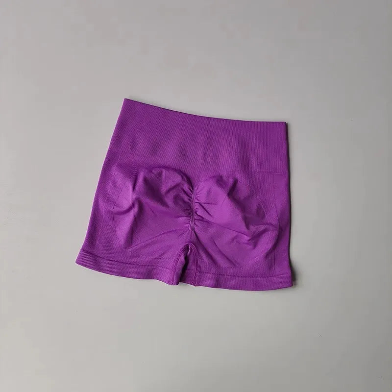 Women Yoga Shorts Fitness Shorts Breathable Sports Short Leggings High Waist Hip lift Workout Cycling Shorts Gym Running Shorts