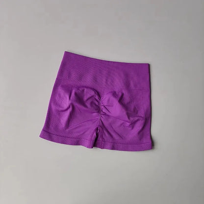 Women Yoga Shorts Fitness Shorts Breathable Sports Short Leggings High Waist Hip lift Workout Cycling Shorts Gym Running Shorts