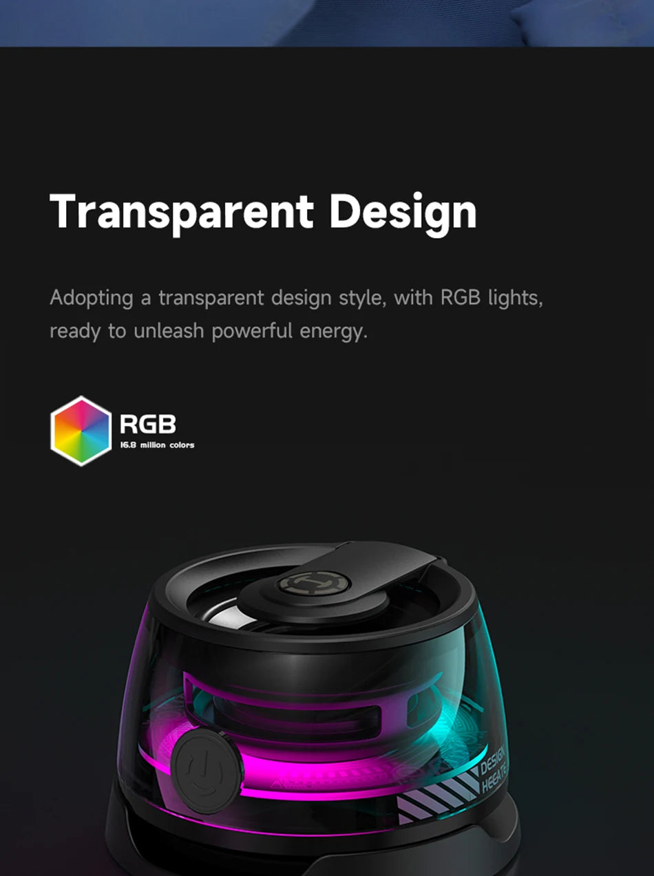Edifier Portable Bluetooth Speaker HECATE G200 RGB Lighting Magnetic Speaker BT5.3 Mini Sound Box 7 Hours Playback Phone Holder