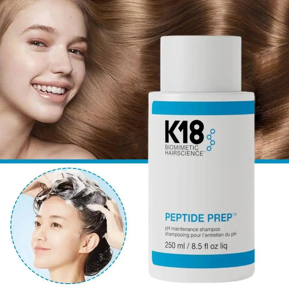 K18 Shampoo And Leave-in Molecular Repair Hair Mask Set 250ml Shampoo 1/2pcs 50ml Hair Mask Deep Cleansing Glossy Hair Care