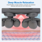 22-Head Fascia Gun High-Frequency Vibration Body Massage Gun Back and Waist Massager Massager Neck Shoulder Massager masajeador