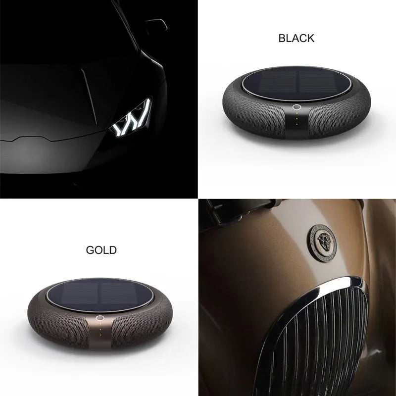 Solar Car Air Purifie HEPA Filter Portable Air fresher 360° Global Purification Vehicle Home Desk Wireless Electric Product