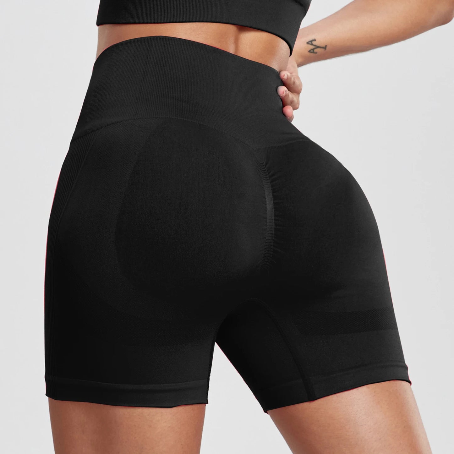 1/3/4pcs Women's Seamless Cycling Short Leggings-High-Waist Stretchy&Quick Drying Nylon For Yoga Gym & Outdoor Shorts