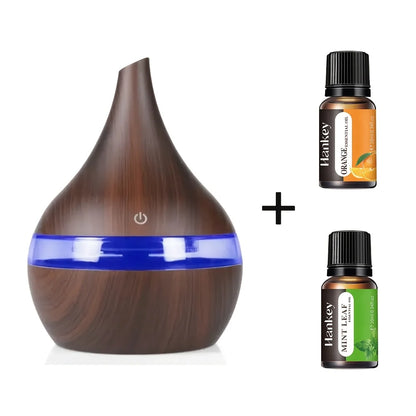 New Excellence Home USB 10.14oz Humidifier Touch Switch Diffuser With 7 LED Lights For Living Room Bedroom With essential oils