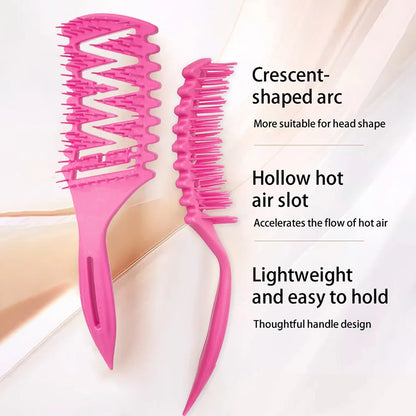 5pcs Hair Styling Set Mist Water Spray Bottle Candy Brush Pointed Tail Edge Control Brush Wide-tooth Hairbrush Hairdressing Tool