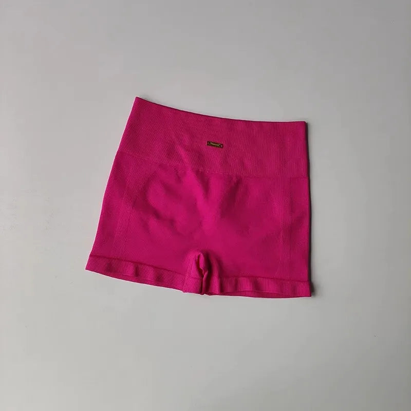 Women Yoga Shorts Fitness Shorts Breathable Sports Short Leggings High Waist Hip lift Workout Cycling Shorts Gym Running Shorts