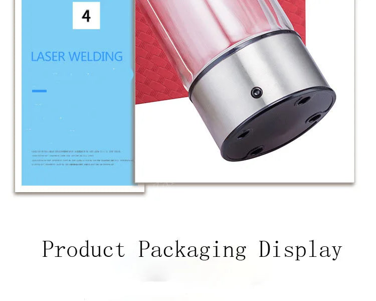 Hydrogen Water Generator Alkaline Maker Rechargeable Portable Water Ionizer Bottle Super Antioxidan Hydrogen-Rich Water Cup