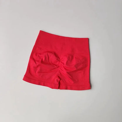 Women Yoga Shorts Fitness Shorts Breathable Sports Short Leggings High Waist Hip lift Workout Cycling Shorts Gym Running Shorts