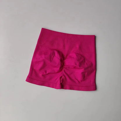 Women Yoga Shorts Fitness Shorts Breathable Sports Short Leggings High Waist Hip lift Workout Cycling Shorts Gym Running Shorts