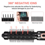 High Quality 4 in 1 Multi-Functional Beauty Equipment Hot Air Brush – One Step Rotating Curling Blow Dryer