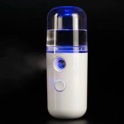 30ml Mini Facial Sprayer Humidifier USB Charging Electric Essential Oil Purifier Aroma Mist Face Moisturizing Steamer