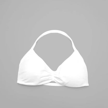 NCLAGEN Impact Strappy Bra Gym Top Women High Support Impact Thin Strap Halter Sports Seamless Bras Scrunch Workout Yoga Tank