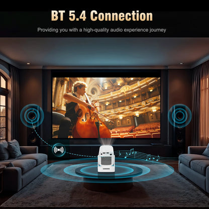 Magcubic HY310 Mini Projector Auto Focus 4K Native 1080P 330ANSI Android11 5W Speaker Air Mouse Voice Assistant Upgrated HY300