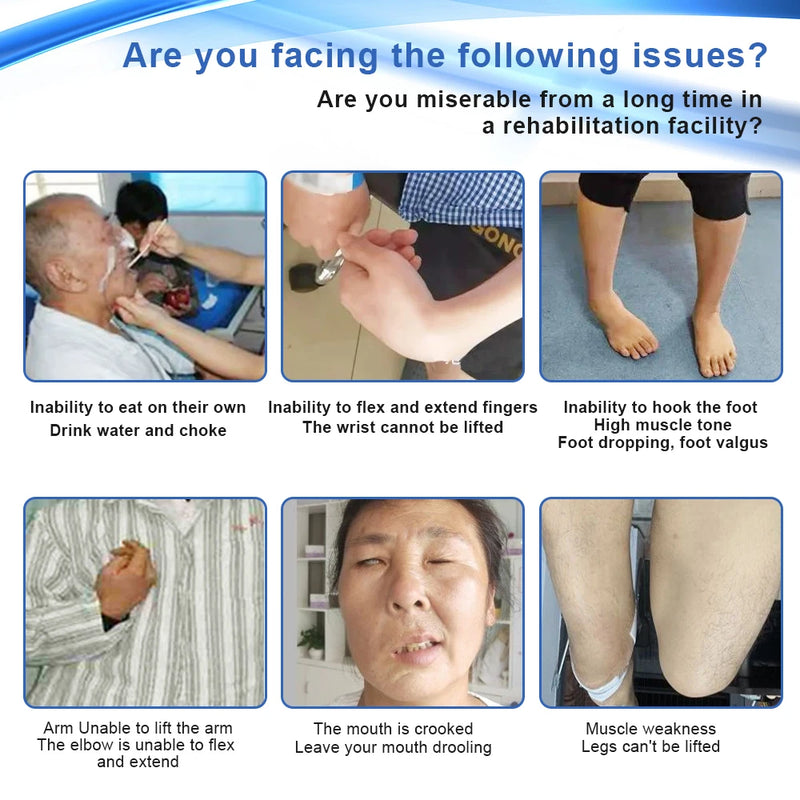 12 Modes Low Frequency Therapy Device TENS Machine EMS Muscle Stimulator Electronic Pulse Massager Myostimulation Apparatus