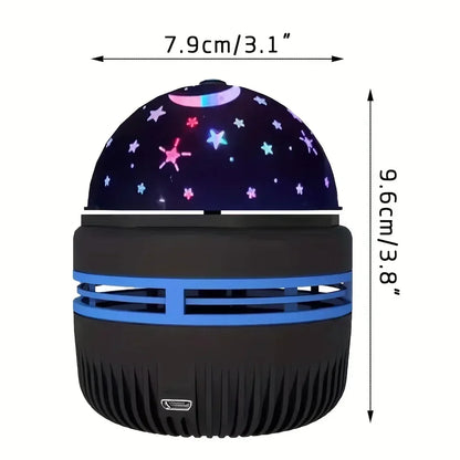 LED Galaxy Projector Light Multi-color Remote Control for Bedroom Decoration Christmas Star Projector Night Light New Year Gift