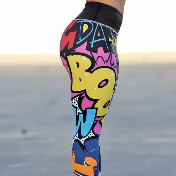 Yoga Pants Women Digital Printing Leggings Gym Workout Leggings High Waist Push Up Leggins Mujer Fitness Leggings Women's Pants