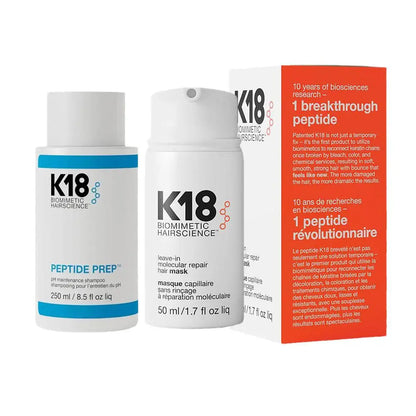 K18 Shampoo And Leave-in Molecular Repair Hair Mask Set 250ml Shampoo 1/2pcs 50ml Hair Mask Deep Cleansing Glossy Hair Care